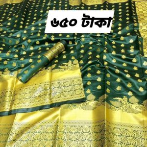 কাতান সিল্ক শাড়ি